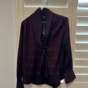 Ann Taylor Deep Purple Blouse